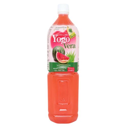 Yogurt-flavored drink with natural watermelon juice and Yogovera aloe pulp, 1.5 l