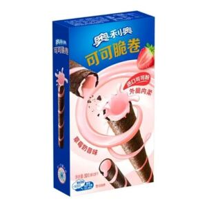 Oreo Crispy Roll (Strawberry Milkshake Flavor) 50g