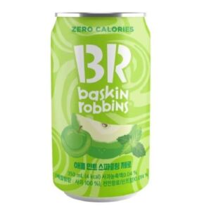 Baskin Robbins Apple Mint Sparkling 0 Cal  (Mix Fruit) 350ml