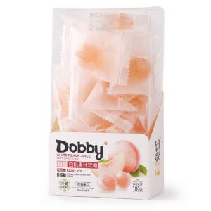 Dobby Fruit Juice QQ Candy Peach Flavor 100g