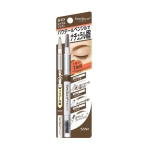 SANA Newborn 3 Ways Eyebrow Pencil B10 Royal Brown