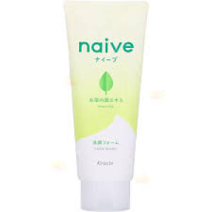 Kracie, Naive, Face Wash, Green Tea, 130 g