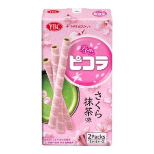 YBC Picola Chocolate Roll (Sakur Matcha Flavor) 2 Packs