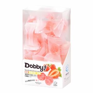 Dobby Fruit Juice QQ Candy Strawberry Flavor 100g