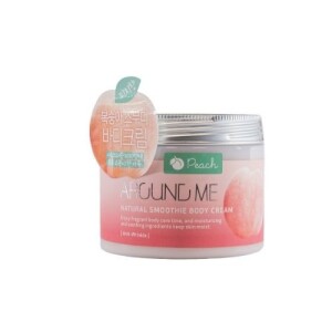 AROUND ME Natural Smoothie Body Cream Peach 300g