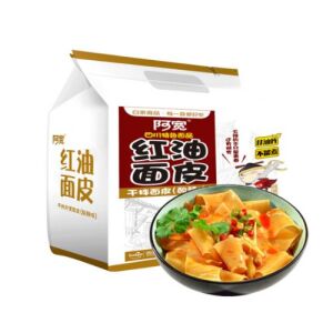 Baijia Broad Noodle Chili Oil Flavor (Hot&Sour) 460g