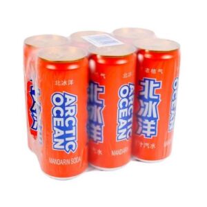 Arctic Ocean Mandarin Soda Drink 330ml X 6