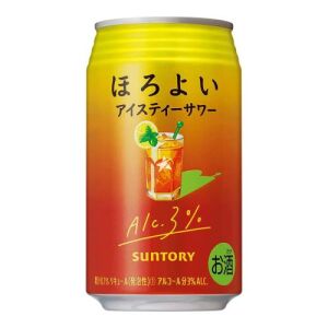 SUNTORY Carbonated Ice Tea Flavor  (3% Alc) 350ml