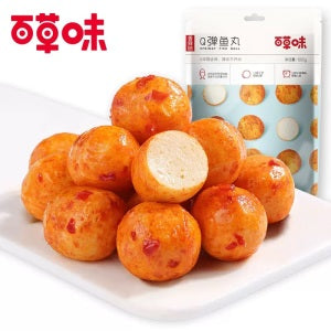 Baicaowei Q Fish Ball (Spicy) 108g