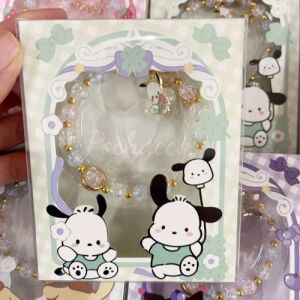 Sanrio Decorative Crystal Bracelet - Pochacco