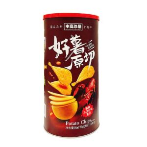 BENGAOSHAWU HAOSHU Original Cut Potato Chips (Mala Crayfish Flavor) 110g