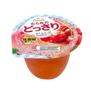 TARAMI Cherry Jelly with White Peach Pulp 230g