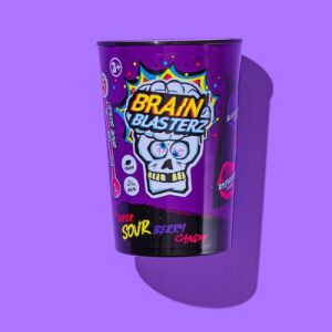 Brain Blasterz Super Sour Berry Hard Candy Tub 48g