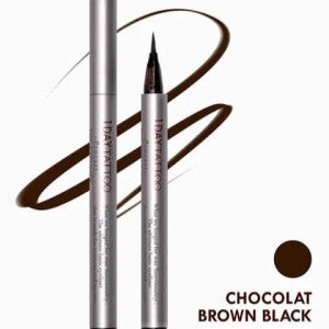 K PALETTE -- 1Day Tattoo Eyeliner 02 Chocolat Brown Black