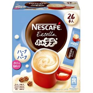 NESCAFE Excella Fluffy Latte Coffee Half&Half 114g