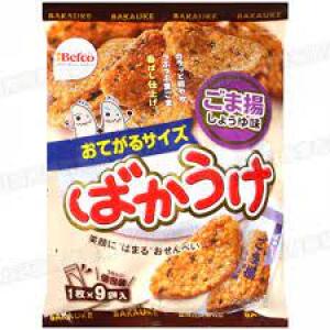 Befco Rice Cracker (Sesame Soy Sauce Flavor) 9 Pcs