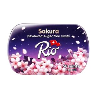 RIO Sakura flavored mints (solid pressed candy)