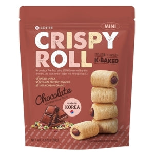 LOTTE Mini Crispy Roll  Chocolate Flavor 80g