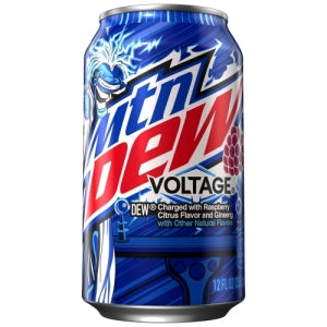 Mountain Dew Raspberry Citrus Flavor And Ginseng Flavor 355ml