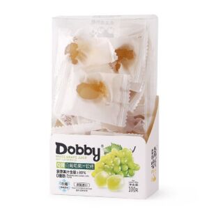 Dobby Fruit Juice QQ Candy Grape Flavor 100g