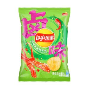 Lay's Potato Chips Hot and Spicy Braised Duck Tongue Flavor 70g