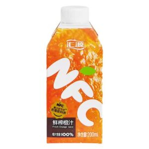 HUIYUAN 100% NFC Orange Juice 200ml