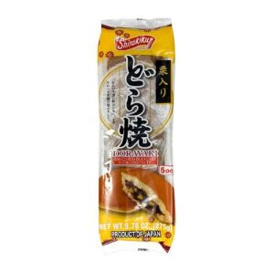 Shirakiku Dorayaki Baked Red Bean Cake with Chestnut  (5 Pieces)