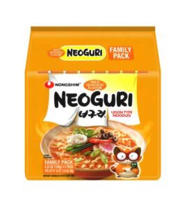 Nongshim Neoguri Udon Noodle Soup (Mild Seafood Flavor) 4x120g