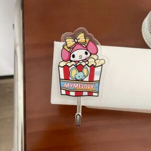 Sanrio Food Series Acrylic Hooks - Popcorn My Melody