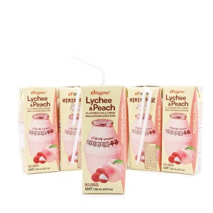 BINGGRAE Lychee&Peach Milk 200ml