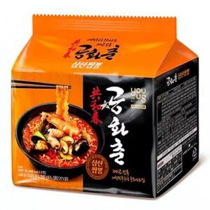 GSR Gonghwachun JJAMBBONG (Spicy seafood noodles) MultiPack 160G*4