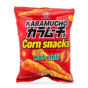 koikeya Karamucho Corn Snacks (Hot Chilli Flavor) 65g