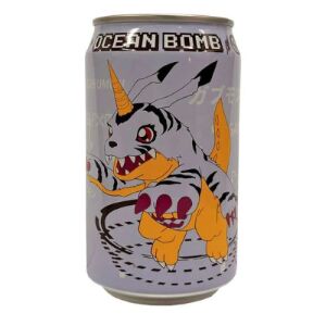 Ocean Bomb Gabumon Sparkling Water (Blueberry Flavour) 330ml