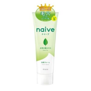 Kracie Naive Cleansing Foam with Tea Leaf Extract 130g