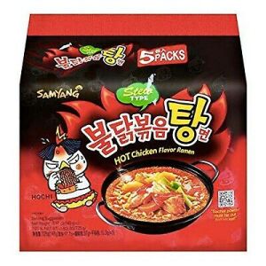 SAMYANG Buldak Hot Chicken Ramen Stew Flavor 145gx5pkg