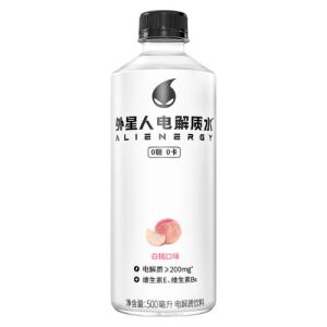 Genki Forest Alienergy Electrolyte Drink - Peach Flavor 500ml