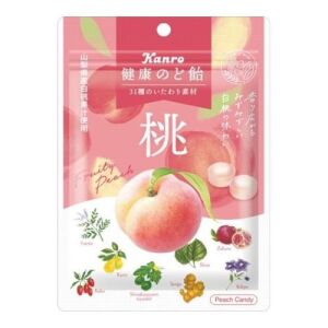 Kanro White Peach Throat Candy 80g