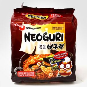 NongShim Neoguri Stir-Fry Noodle SPICY 137g x 4