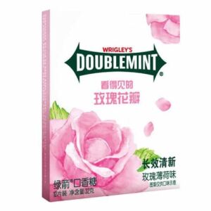 WRIGLEY'S DoubleMint Gum (Rose Mint Flavor) 12pcs