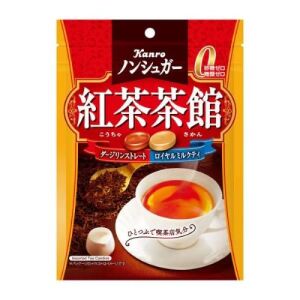 Kanro Black Tea House Milk Tea Candy (Sugar Free) 72g