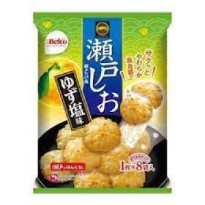 Befco Rice Cracker (Yuzu Salt Flavor) 8 Pcs