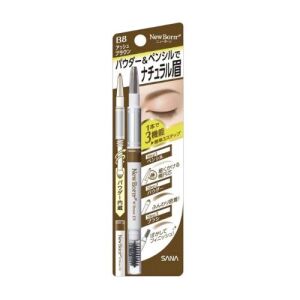 SANA Newborn 3 Ways Eyebrow Pencil B8 Ash Brown