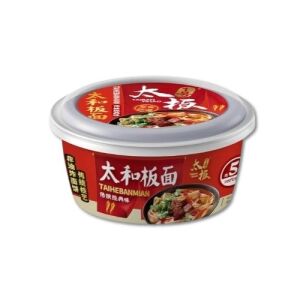 Taihe Panel Cup Broad Noodle (Mala Spicy Flavor) 171g