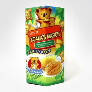 Lotte Koala Mango Biscuits (Family Pack) 195g