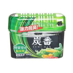 KOKUBO Charcoal Refrigerator Deodorant For Vegetable Room 150g