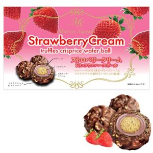 MARCO SWEETS Crispy Wafer Balls (Strawberry)125g