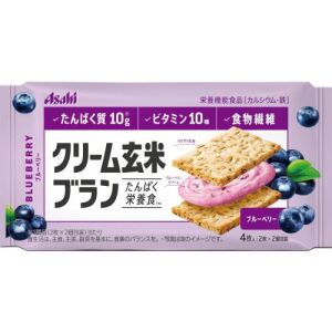 ASAHI Genmai Brownie (Blueberry) 72g