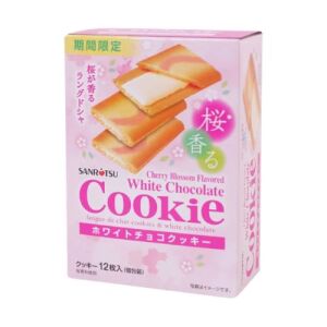 SANRITSU Cherry Blossom White Chocolate Cookie 86g