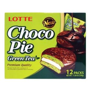 LOTTE CHOCO PIE Matcha 12P 336g