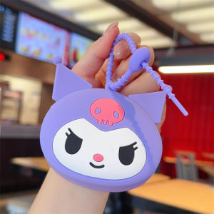 SANRIO Coin Purse Keychain (PURPLE KUROMI)